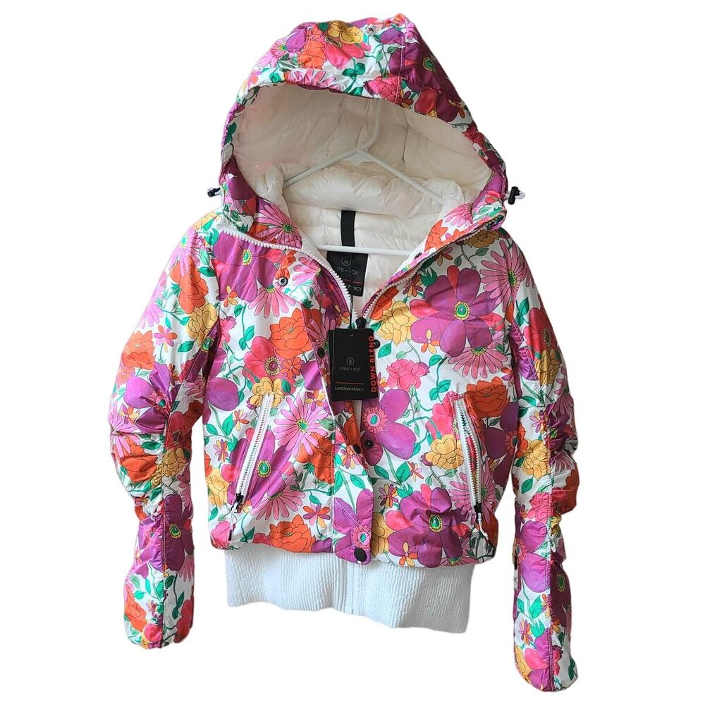 LoveShackFancy NEW x BOGNER FIRE ICE Sella D Ski Winter Jacket Women Sz 6 Small